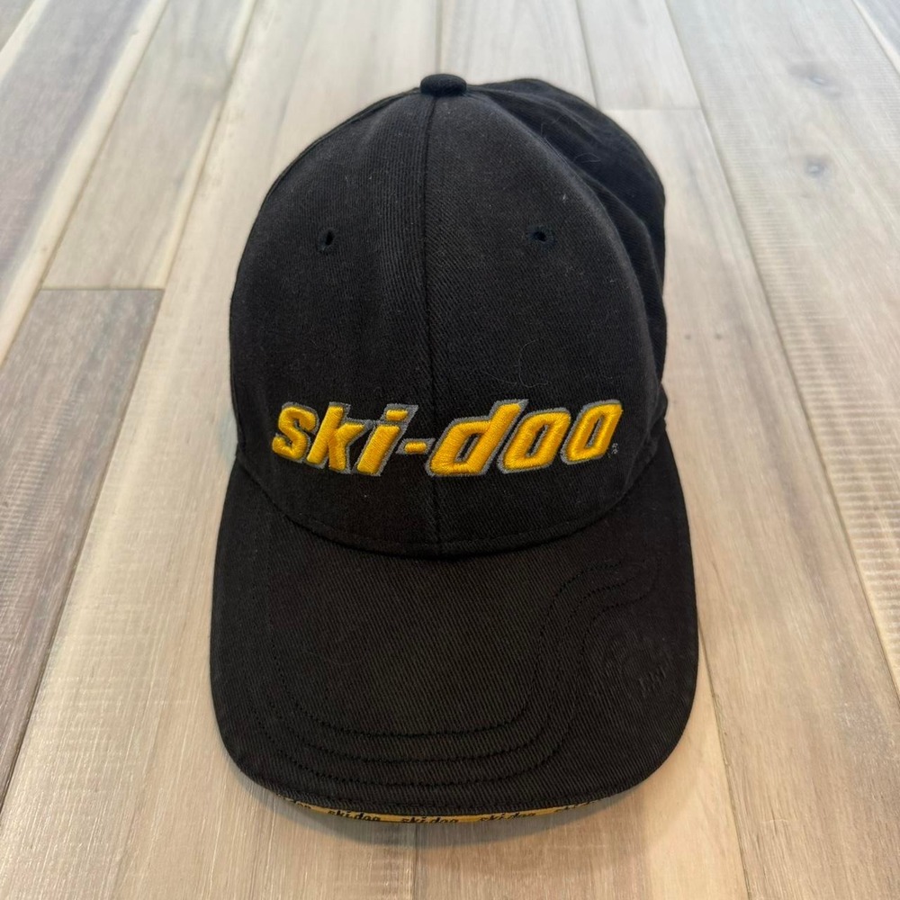 Ski Doo black and yellow hat
